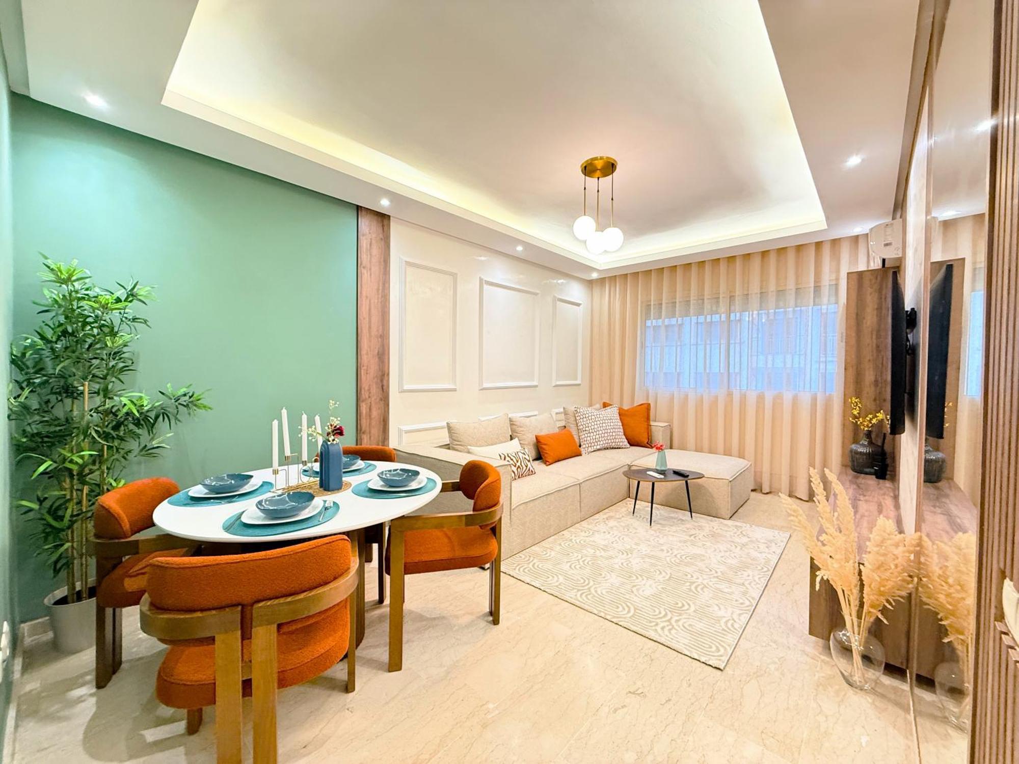 Cosy Greeny 3 Bdr - Downtown Near Oasis Train And Tramway الدار البيضاء المظهر الخارجي الصورة
